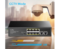 Cudy 10p FS1010P (8x10/100Mbit PoE+, 2x100Mbit) - 1189162 - zdjęcie 3